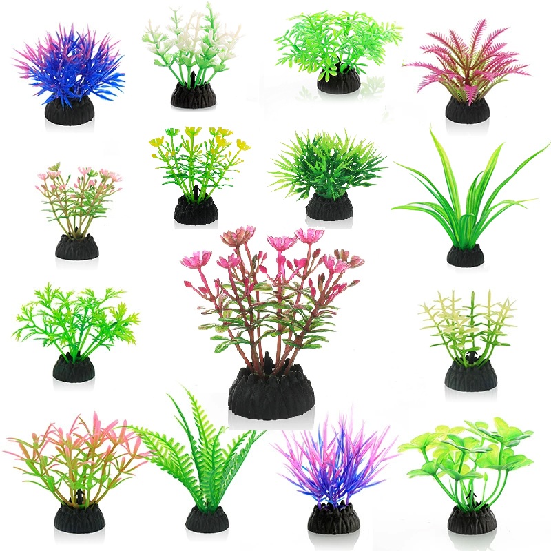 Dry Herb Vaping Accessories - Simulation Artificial Plants PVC Underwater Water