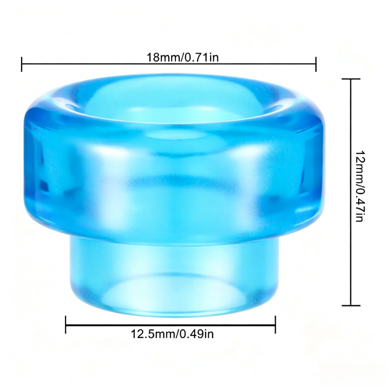 5PCS 810 Mouthpiece Without Ri - Drip Tip Resin review and price
