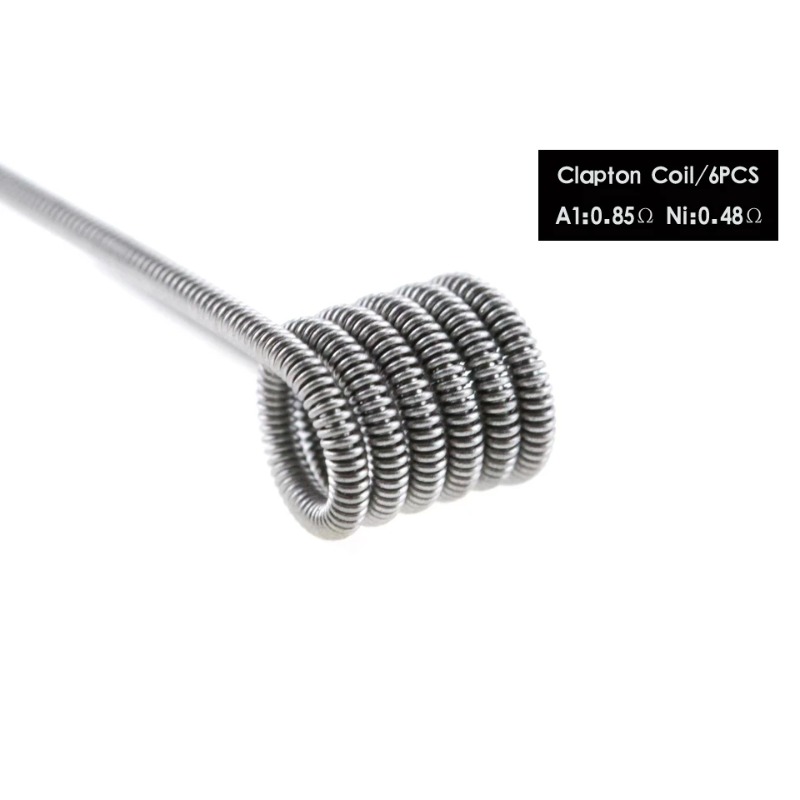 48Pcs/Set 8 in 1 Prebuilt Coil - Clapton Wire Pre Built review and price
